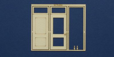 M 70-24c O gauge single door with square transom type 2